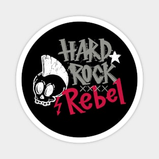 Hard Rock Rebel Grunge Music Retro Magnet